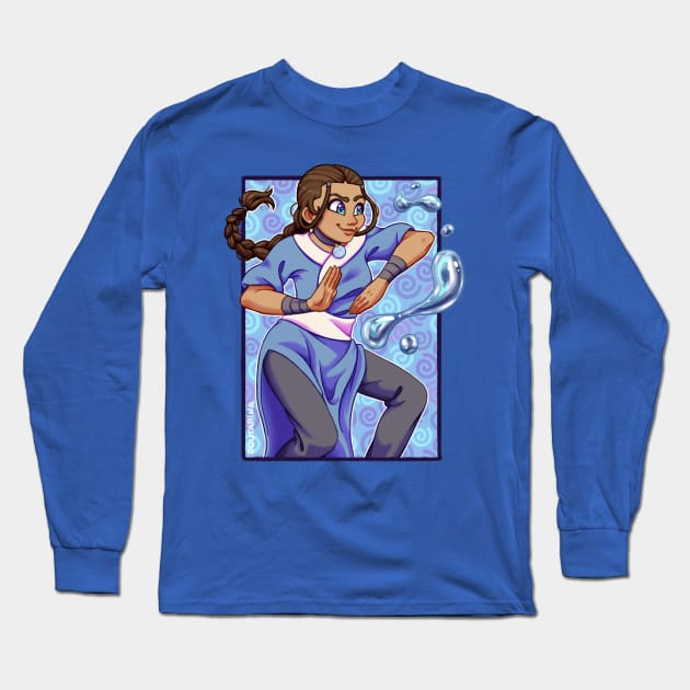 Katara - Avatar Long Sleeve T-Shirt by Doutarina